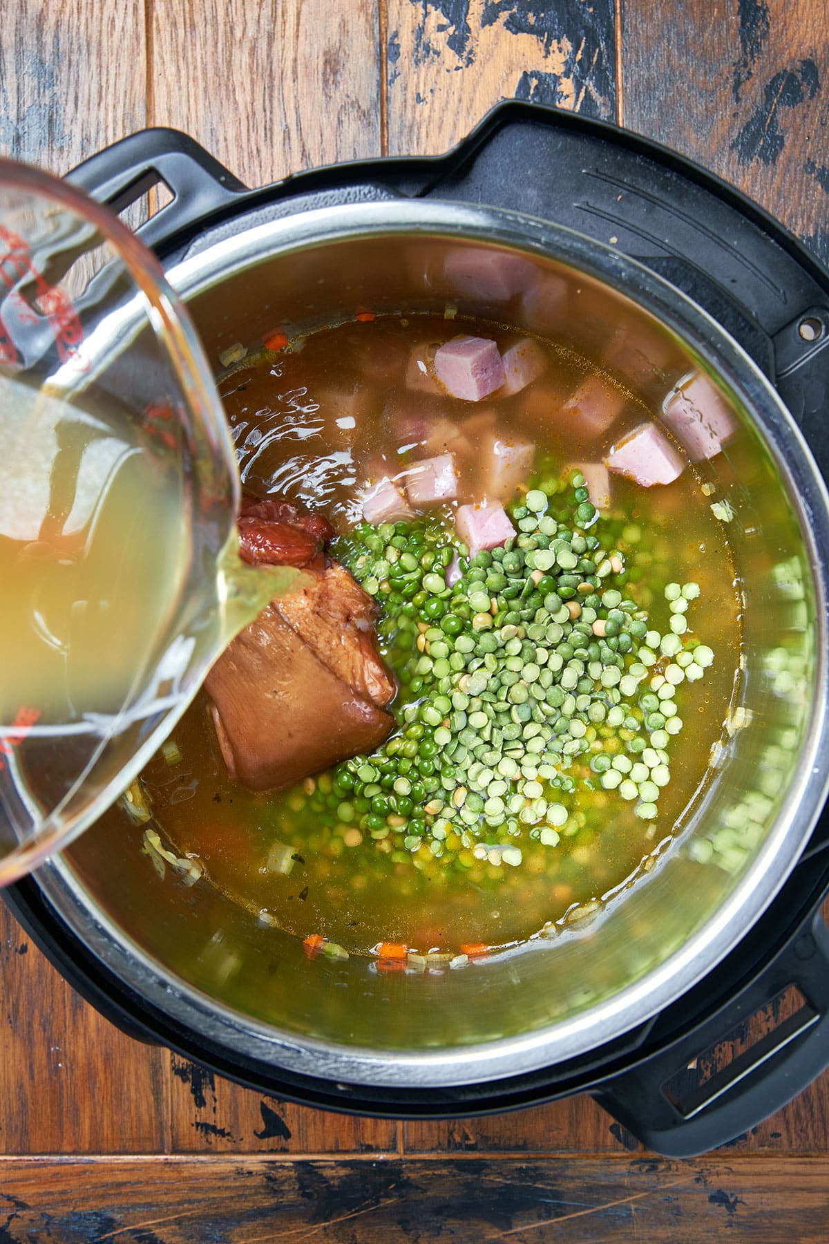 Quick and Easy Instant Pot Split Pea Soup - Lemon Blossoms